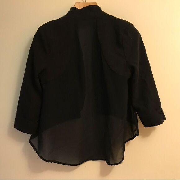 Millau black blazer with Sheer Back - Picture 8 of 8